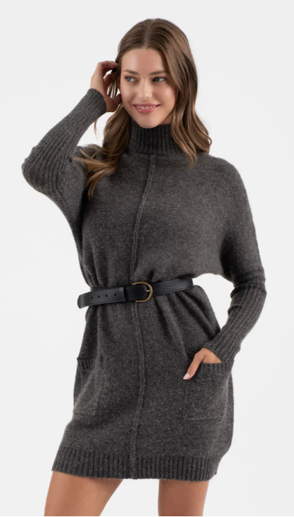 Grey Sweater Dress