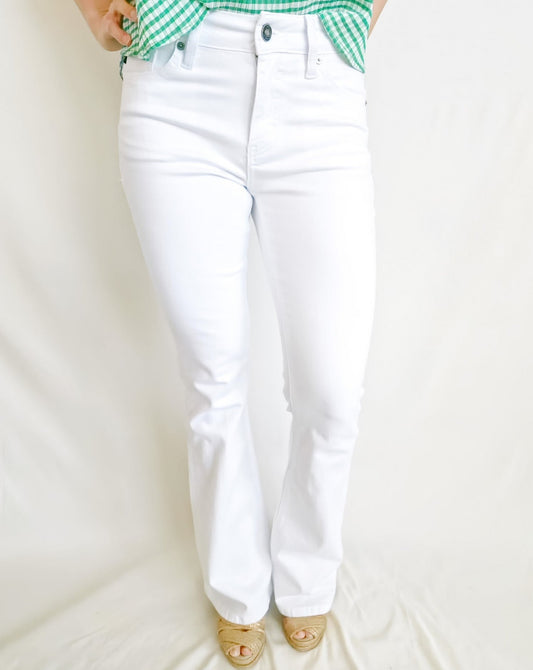 White Flare Jeans